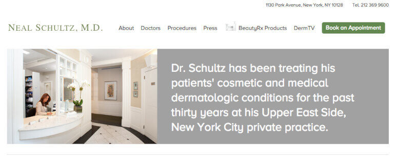 ニール・シュルツ先生（博士）　ニューヨークの権威ある皮膚科医　医師